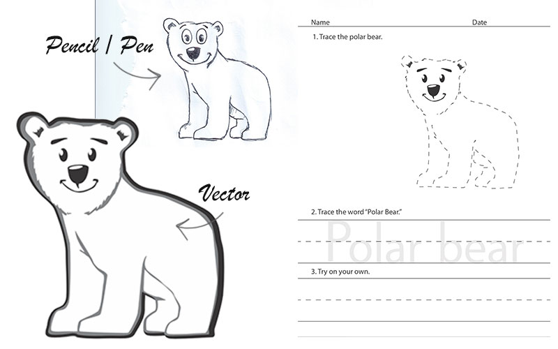 Polar Bear Character